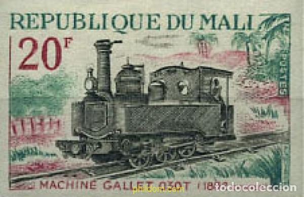 Sellos: 221309 MNH MALI 1970 LOCOMOTORAS