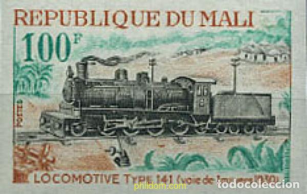 Sellos: 221312 MNH MALI 1970 LOCOMOTORAS