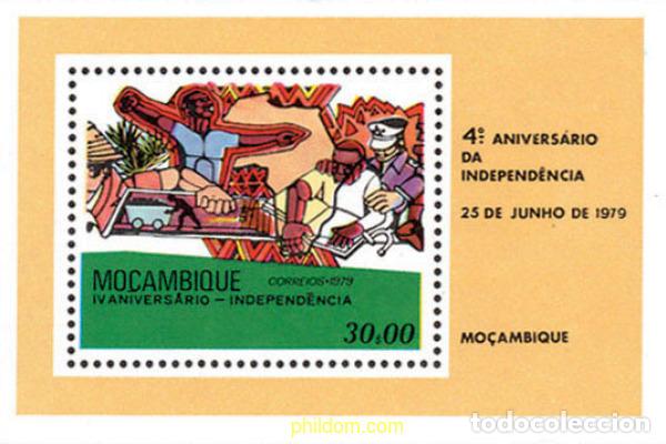Sellos: 56226 MNH MOZAMBIQUE 1979 4 ANIVERSARIO DE LA INDEPENDENCIA