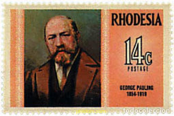 Sellos: 57429 MNH RODESIA 1974 120 ANIVERSARIO DEL NACIMIENTO DE GEORGE PAULING