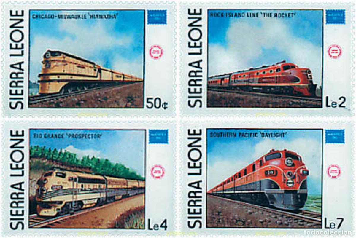 Sellos: 60835 MNH SIERRA LEONA 1986 AMERIPEX 86. EXPOSICION FILATELICA INTERNACIONAL