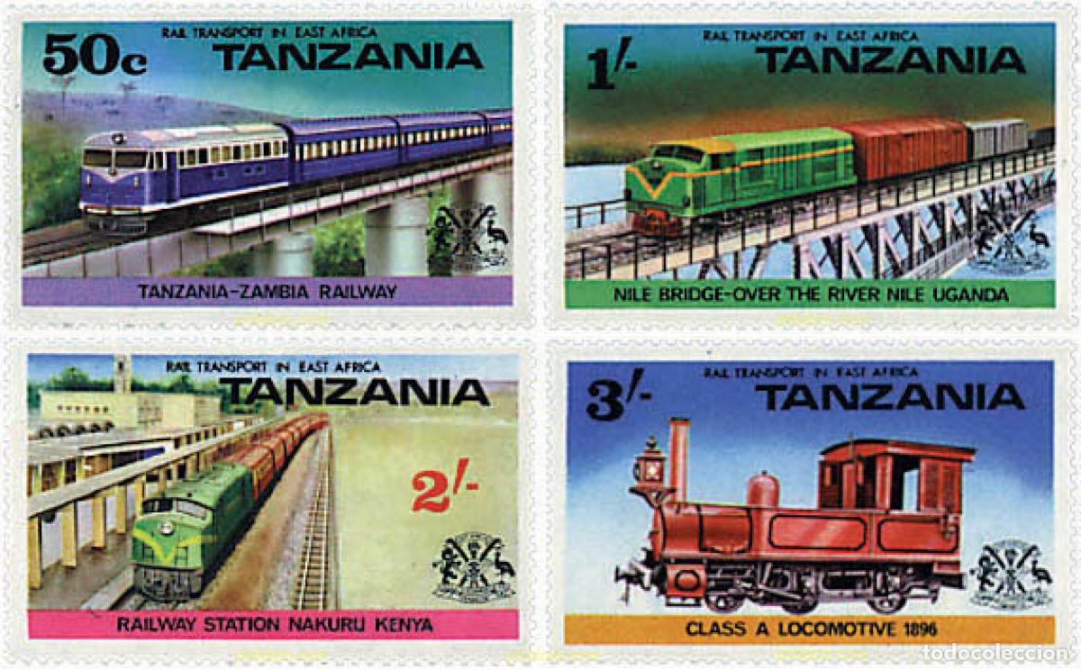 Briefmarken: 59095 MNH TANZANIA 1976 TRANSPORTES FERROVIARIOS
