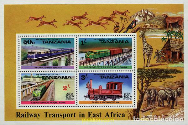 Briefmarken: 59096 MNH TANZANIA 1976 TRANSPORTES FERROVIARIOS