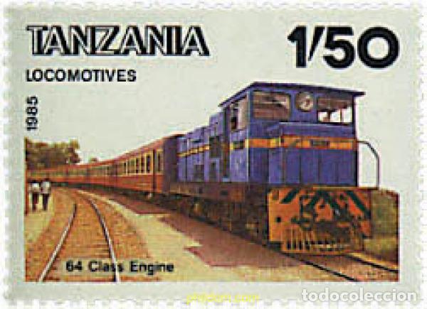 Briefmarken: 354349 MNH TANZANIA 1985 LOCOMOTORAS