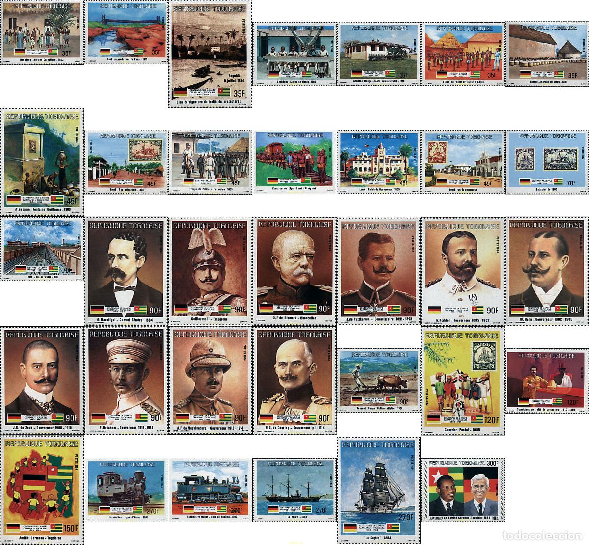 Sellos: 59194 MNH TOGO 1984 CENTENARIO DE LA AMISTAD CON ALEMANIA