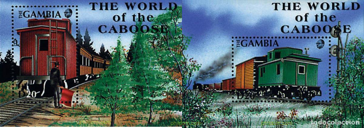 Sellos: 211161 MNH GAMBIA 1991 VAGONES FERROVIARIOS