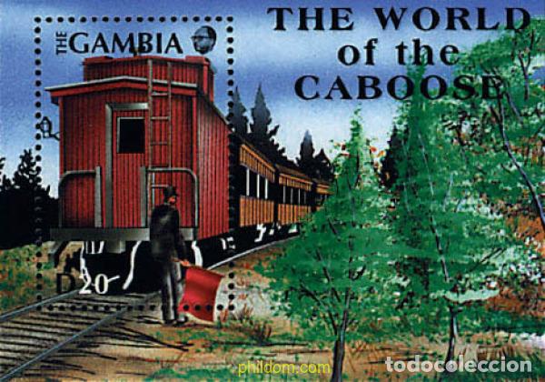 Sellos: 253923 MNH GAMBIA 1991 VAGONES FERROVIARIOS