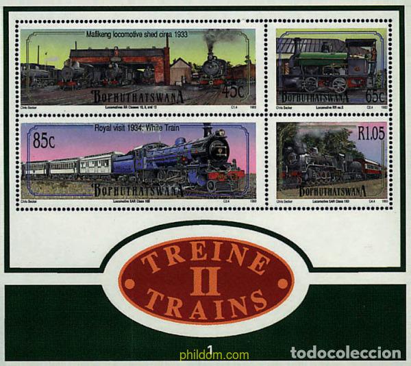 Sellos: 57958 MNH BOPHUTHATSWANA 1993 LOCOMOTORAS