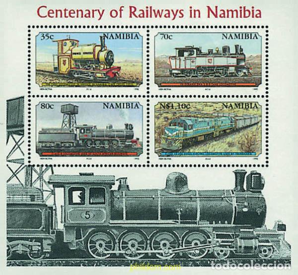 Sellos: 56253 MNH NAMIBIA 1995 CENTENARIO DEL FERROCARRIL EN NAMIBIA