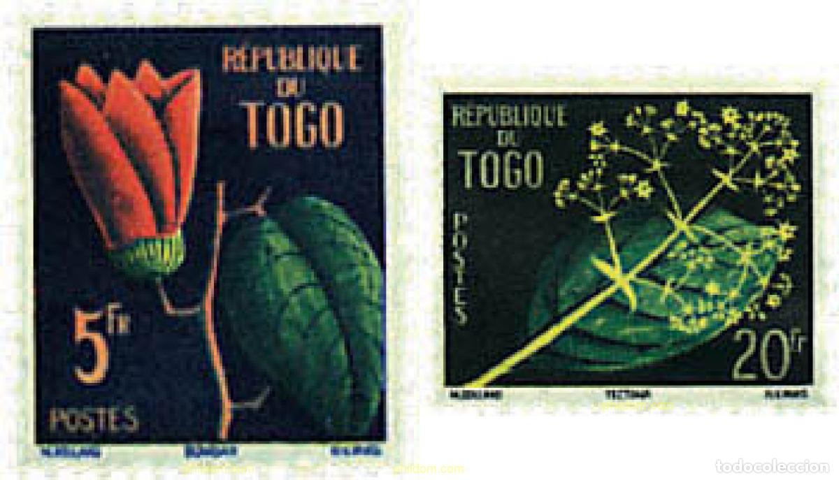 Sellos: 92245 MNH TOGO 1959 FLORES