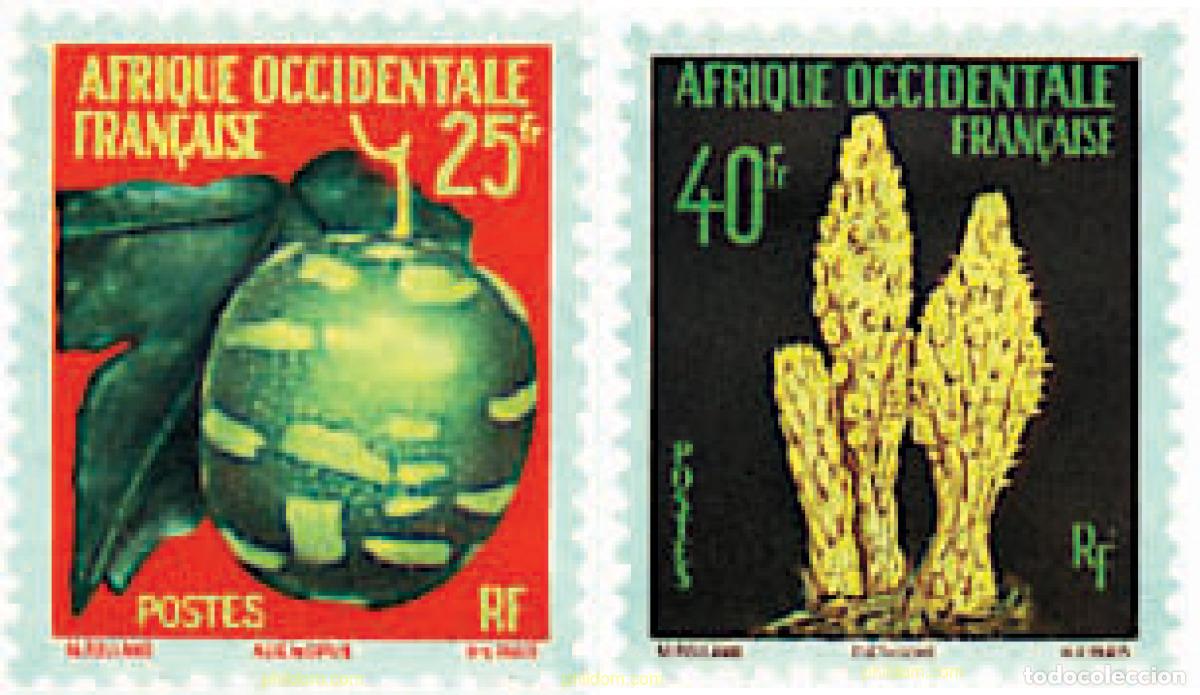 Sellos: 339150 HINGED AFRICA OCCIDENTAL FRANCESA 1958 FLORA