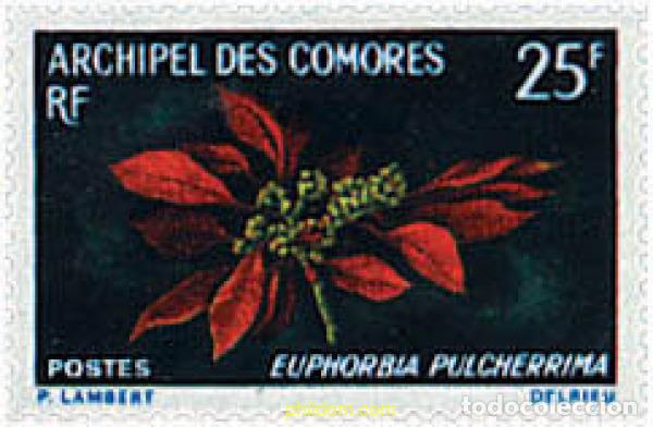 Sellos: 82611 MNH COMORES 1970 FLOR