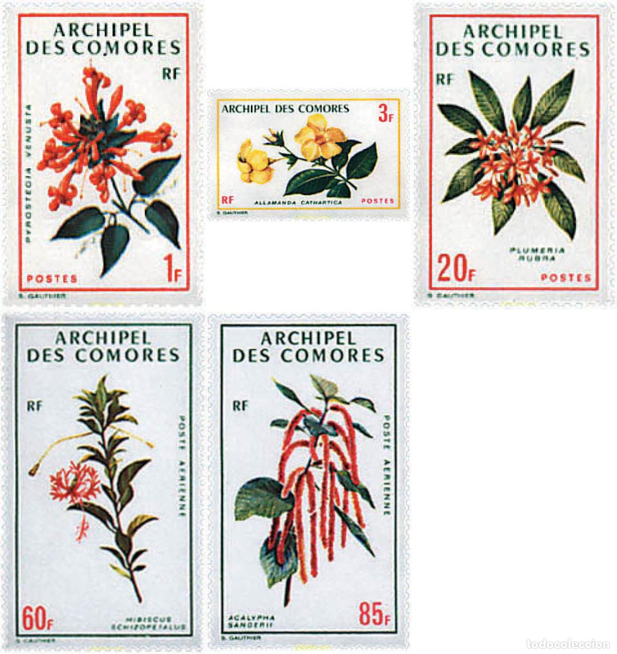 Sellos: 96089 MNH COMORES 1971 FLORES