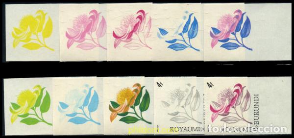 Sellos: 204167 MNH BURUNDI 1966 FLORES