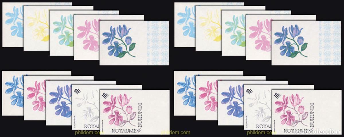 Sellos: 204171 MNH BURUNDI 1966 FLORES