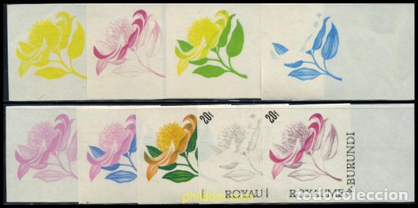 Sellos: 204173 MNH BURUNDI 1966 FLORES