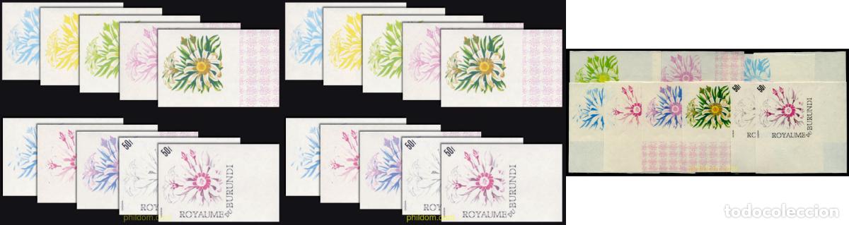Sellos: 204174 MNH BURUNDI 1966 FLORES