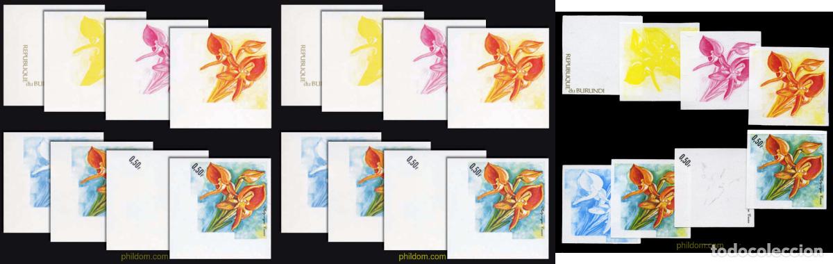 Sellos: 204403 MNH BURUNDI 1972 ORQUIDEAS AFRICANAS