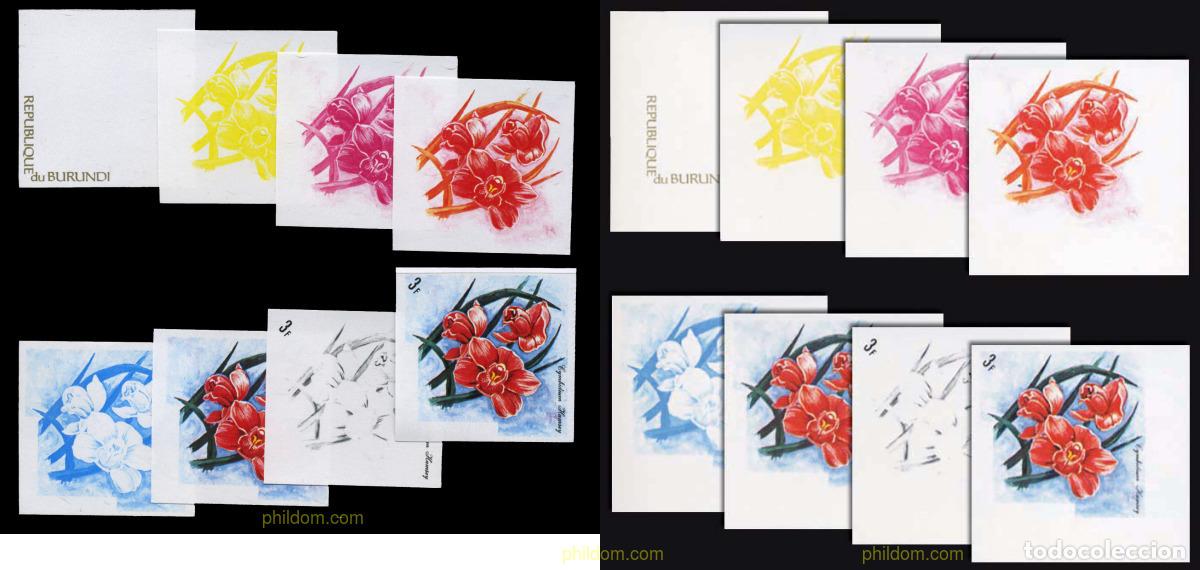Sellos: 204406 MNH BURUNDI 1972 ORQUIDEAS AFRICANAS