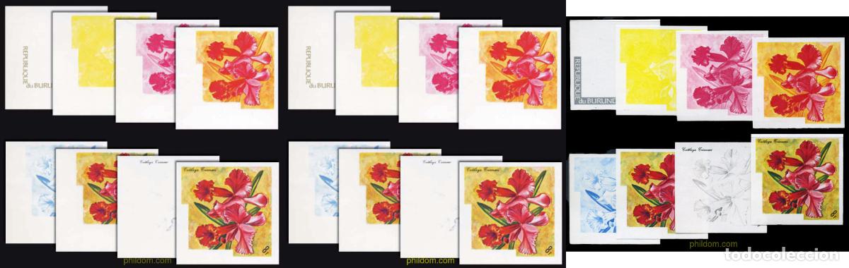 Sellos: 204411 MNH BURUNDI 1972 ORQUIDEAS AFRICANAS