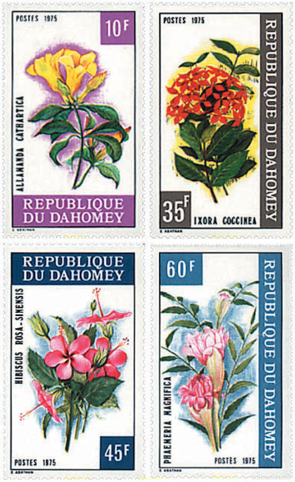 Sellos: 83689 MNH DAHOMEY 1975 FLORES