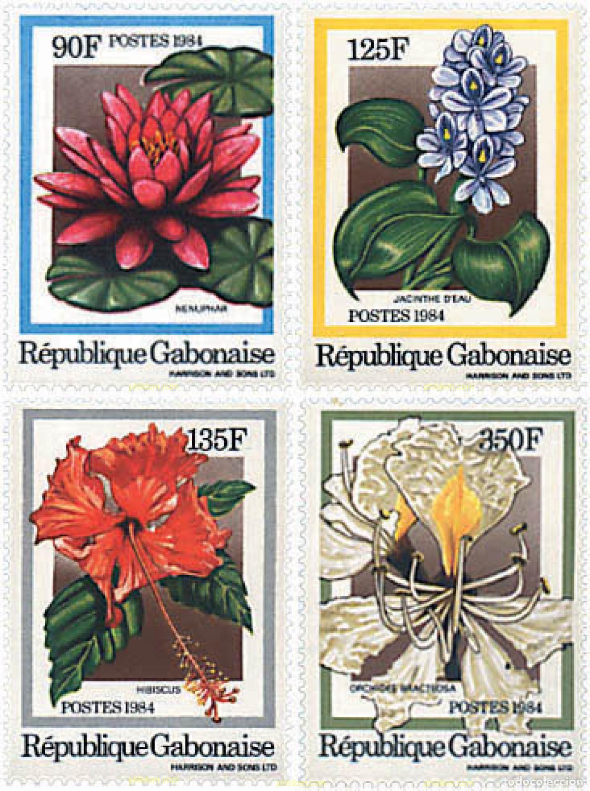 Sellos: 90951 MNH GABON 1984 FLORES