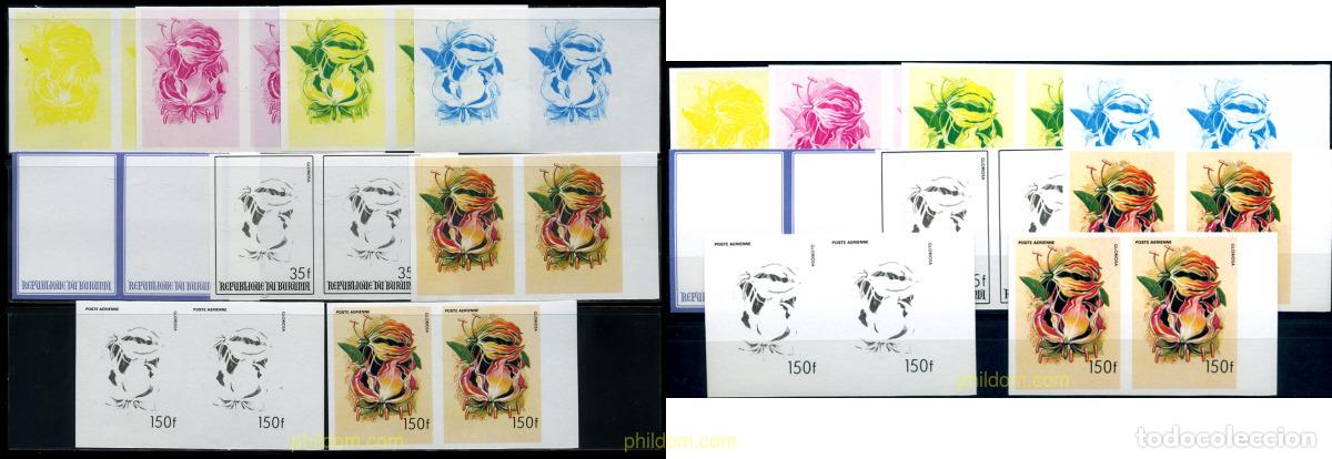 Sellos: 206269 MNH BURUNDI 1986 FLORES AFRICANAS