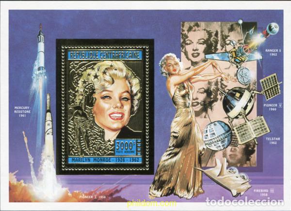 Sellos: 587482 MNH CENTROAFRICANA 1995 MARILYN MONROE