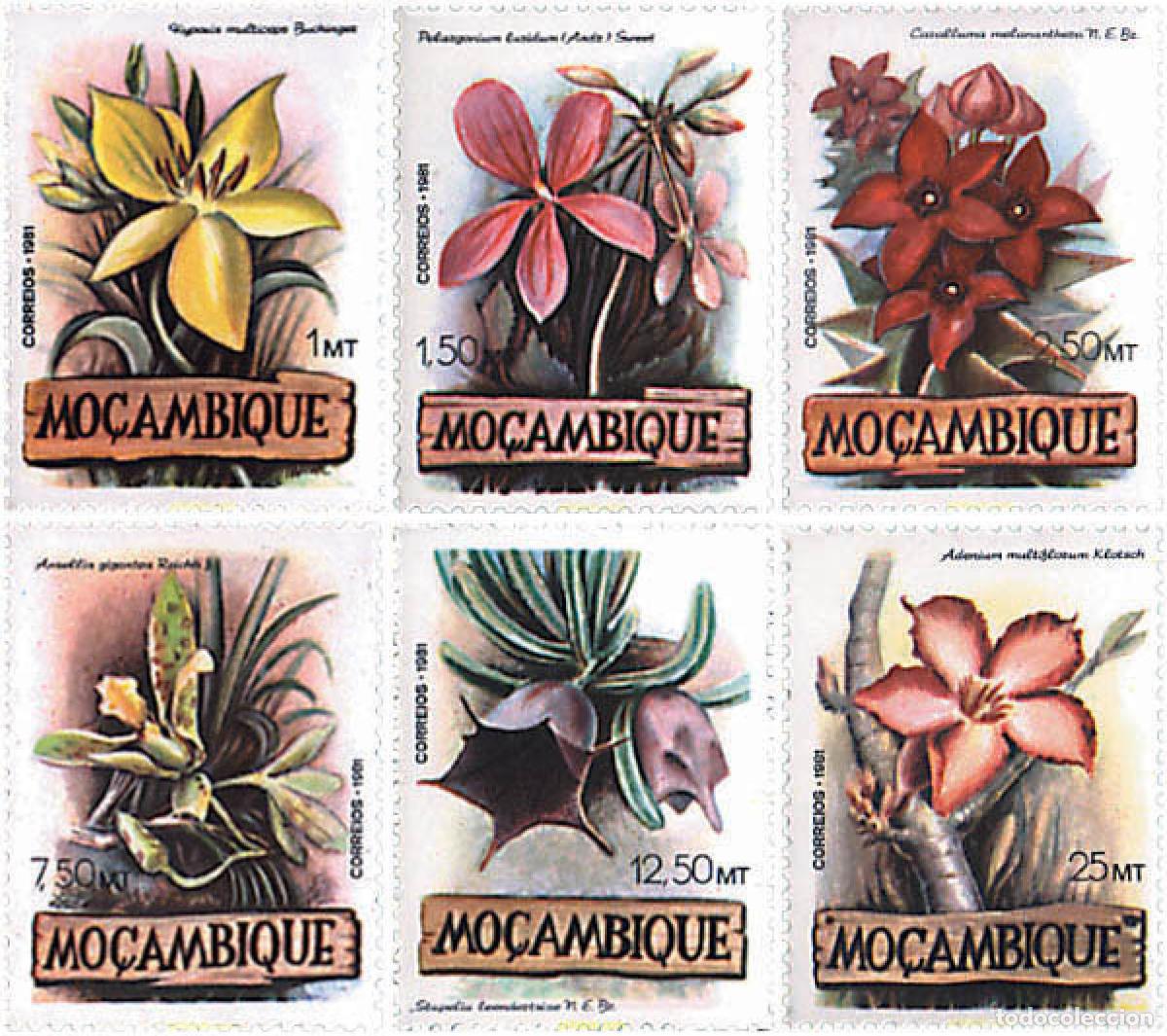 Sellos: 95103 MNH MOZAMBIQUE 1981 FLORES DE MOZAMBIQUE