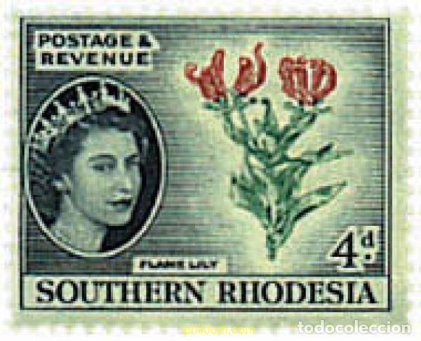 Sellos: 236121 HINGED RODESIA DEL SUR 1953 MOTIVOS VARIOS