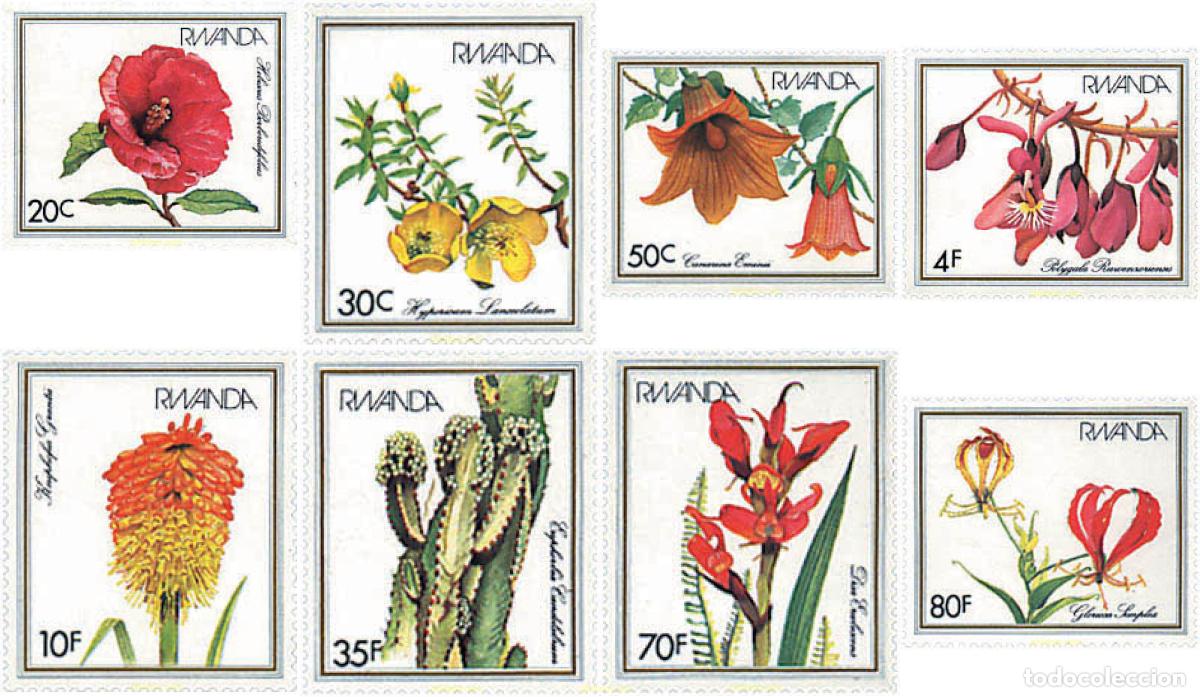 Sellos: 93896 MNH RUANDA 1982 FLORES