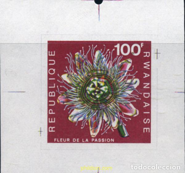 Sellos: 221361 MNH RUANDA 1968 FLORES TROPICALES