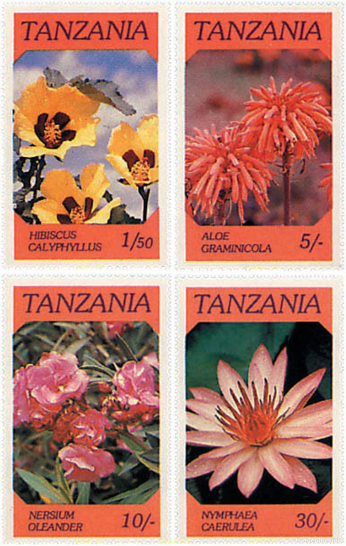 Sellos: 92161 MNH TANZANIA 1986 FLORES