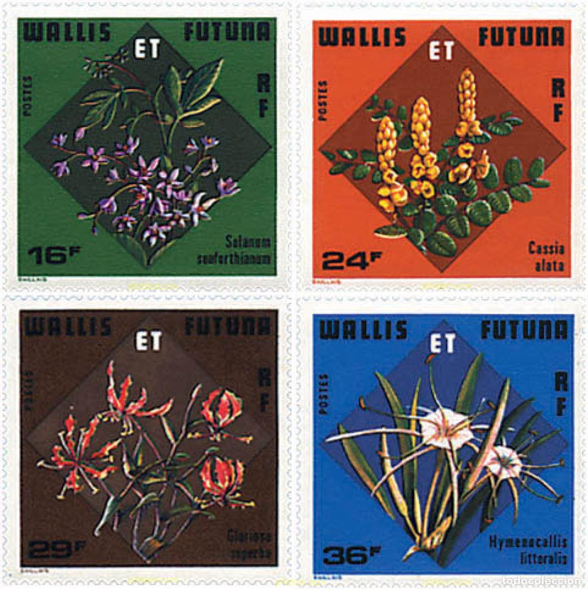 Sellos: 92962 MNH WALLIS Y FUTUNA 1978 FLORES TROPICALES