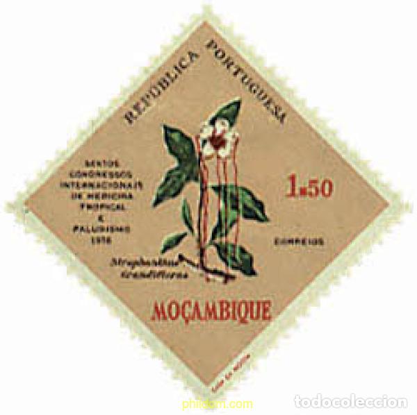 Sellos: 266987 HINGED MOZAMBIQUE 1958 6 CONGRESO INTERNACIONAL DE MEDICINA TROPICAL