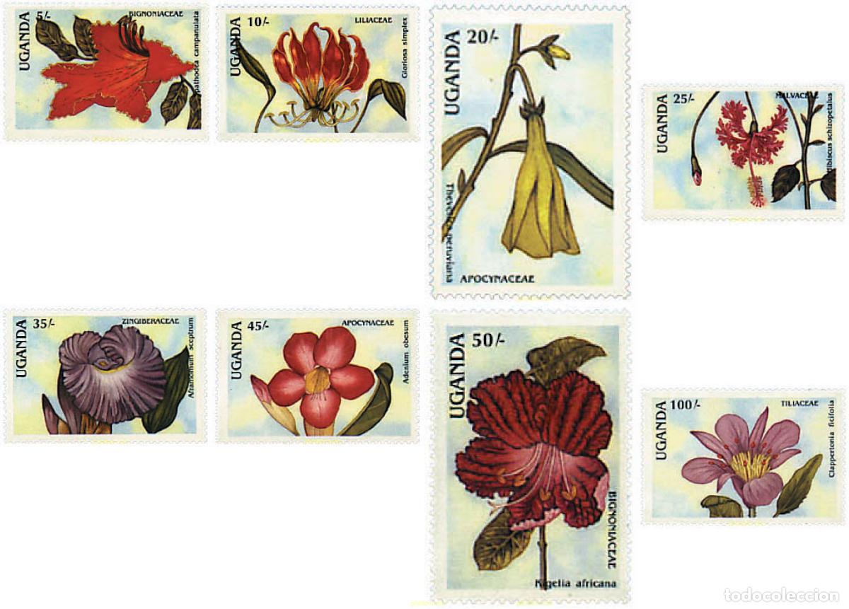 Sellos: 92471 MNH UGANDA 1988 FLORES