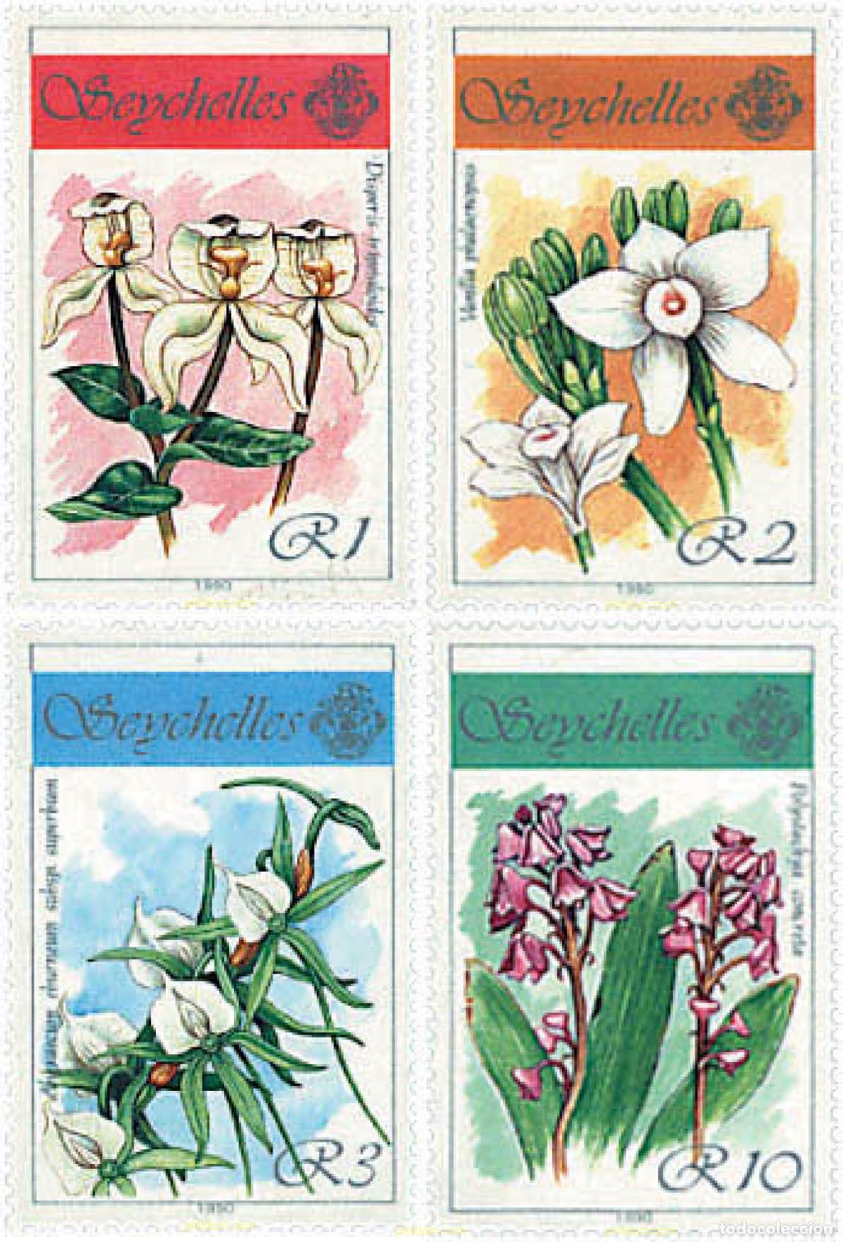 Sellos: 95981 MNH SEYCHELLES 1990 ORQUIDEAS
