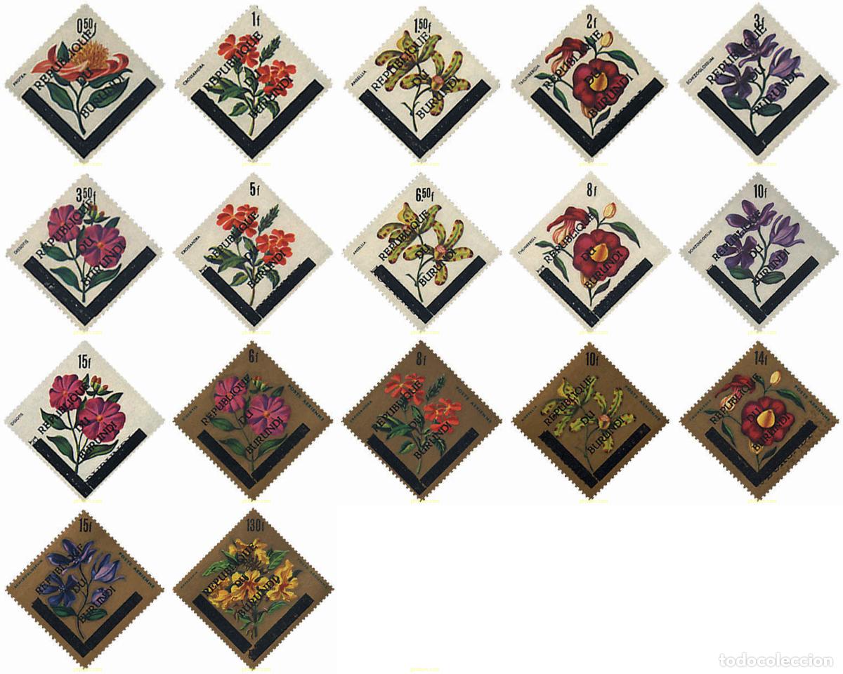 Sellos: 660292 MNH BURUNDI 1967 FLORES