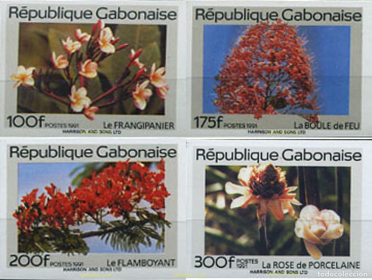Sellos: 194347 MNH GABON 1991 FLORES DEL GABON