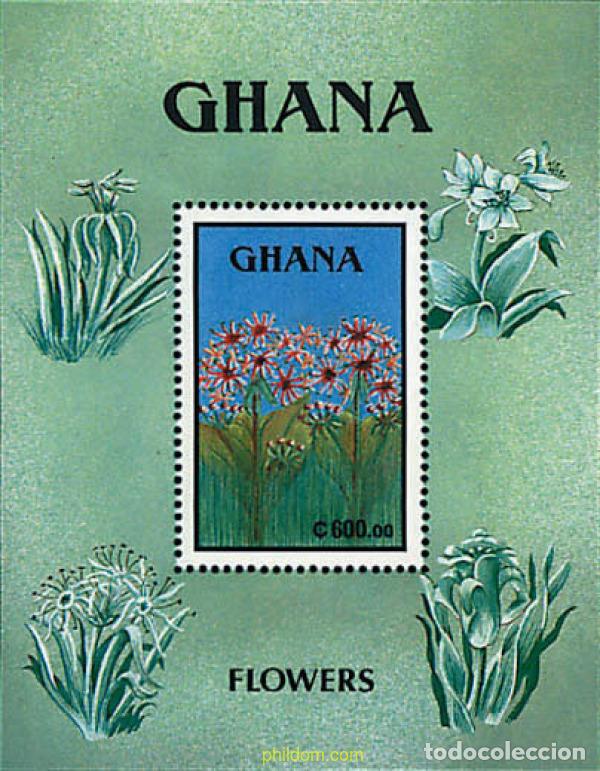 Sellos: 91165 MNH GHANA 1991 FLORES AUTOCTONAS
