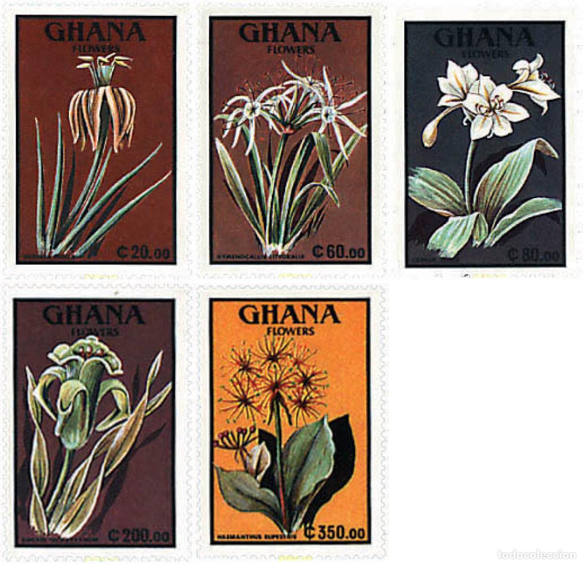 Sellos: 91163 MNH GHANA 1991 FLORES AUTOCTONAS