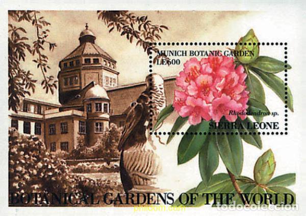 Sellos: 301404 MNH SIERRA LEONA 1991 JARDINES BOTANICOS DEL MUNDO