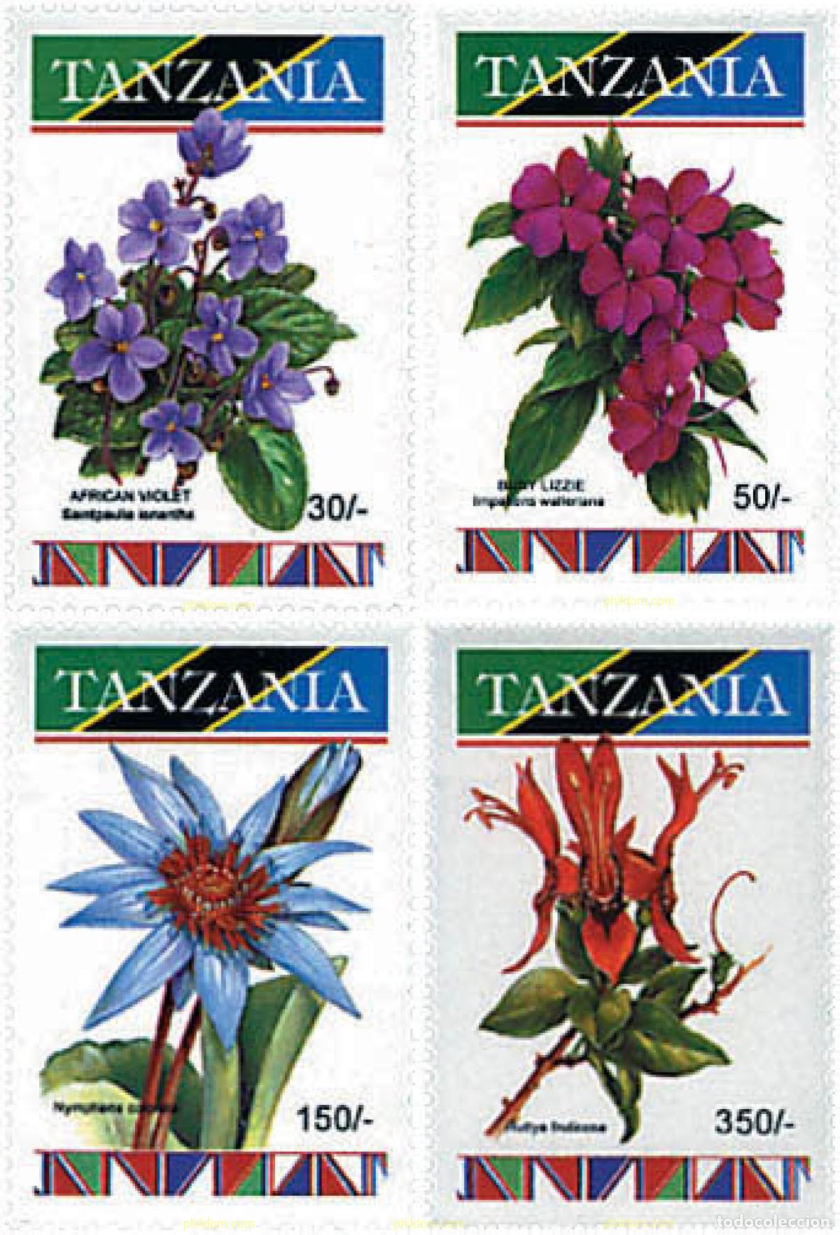 Sellos: 365285 MNH TANZANIA 1993 FLORES