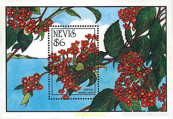 Sellos: 347396 MNH NEVIS 1993 FLORES TROPICALES