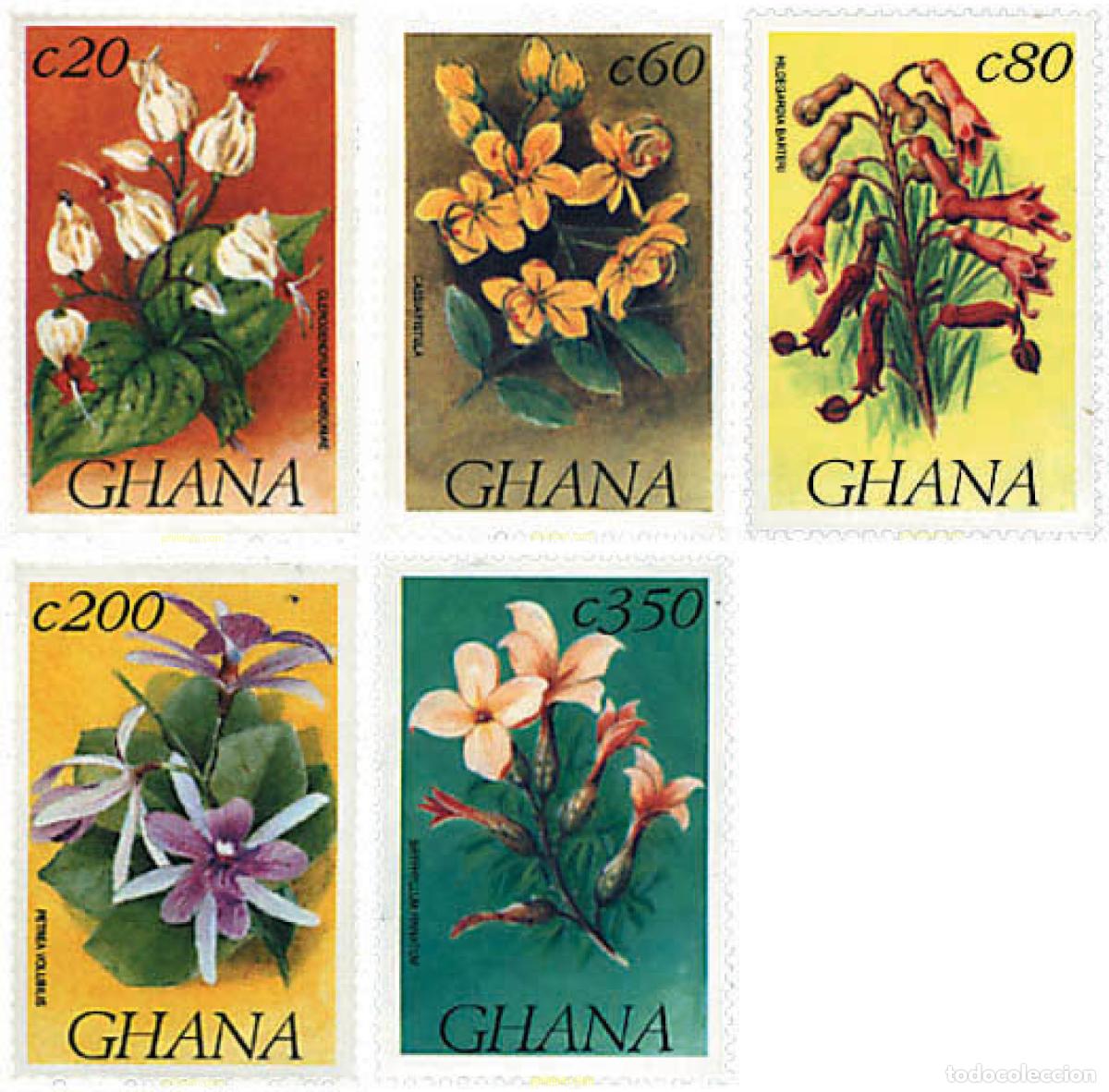 Sellos: 302941 MNH GHANA 1993 FLORES DE GHANA
