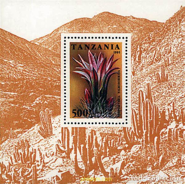 Sellos: 92202 MNH TANZANIA 1995 FLORES DE CACTUS