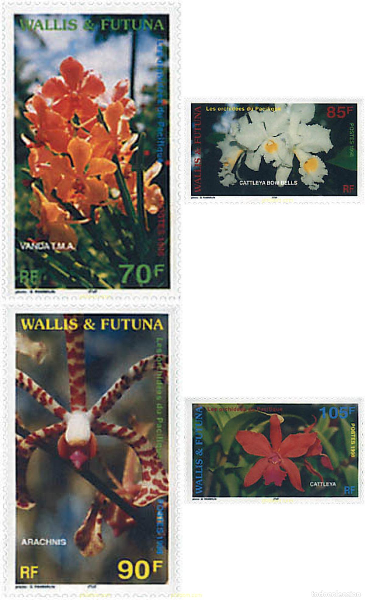Sellos: 92993 MNH WALLIS Y FUTUNA 1998 ORQUIDEAS DEL PACIFICO