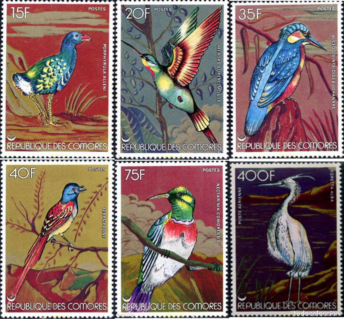 Sellos: 207969 MNH COMORES 1978 AVES