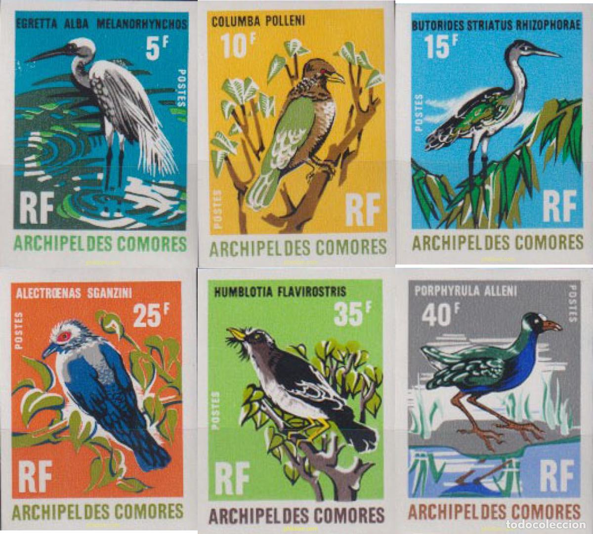 Sellos: 21116 MNH COMORES 1971 AVES