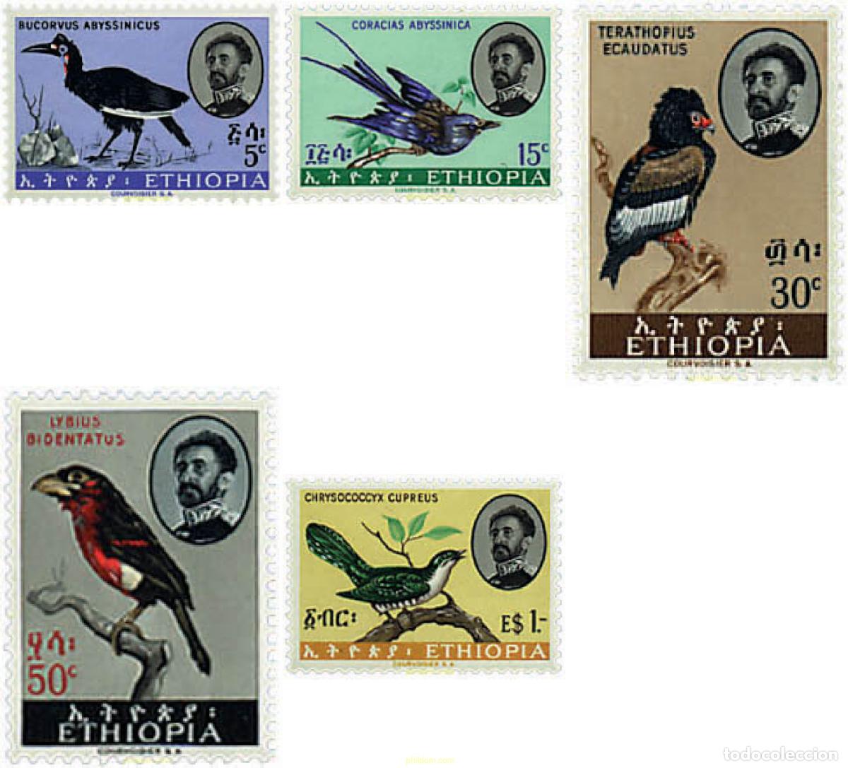 Sellos: 33490 MNH ETIOPIA 1962 AVES